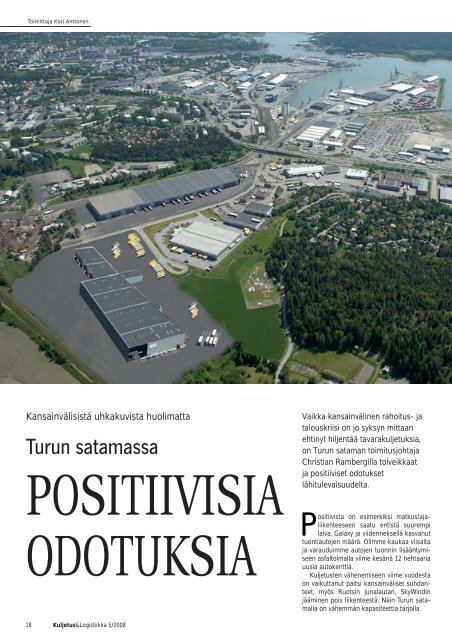 Kuljetus & Logistiikka 5 / 2008