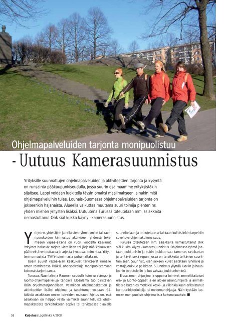 Kuljetus & Logistiikka 4 / 2008