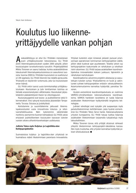 Kuljetus & Logistiikka 3 / 2008