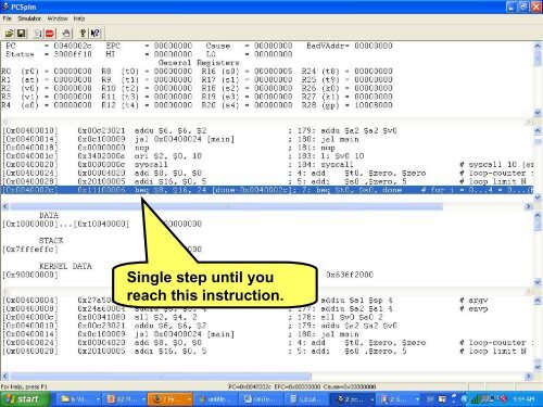 MIPS and SPIM tutorial