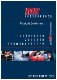 MS Autozubehör Produkt Sortiment 8/2023