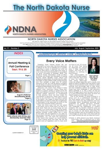 The North Dakota Nurse - July 2022