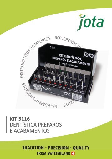 Manual KIT 5116 I DENTÍSTICA PREPAROS E ACABAMENTOS.