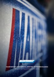 Notice of the Mainfreight Annual General Meeting 2022