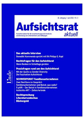 2022.06 Aufsichtsrat Aktuell