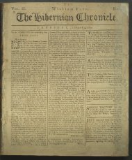 The Hibernian Chronicle 4 January 1770