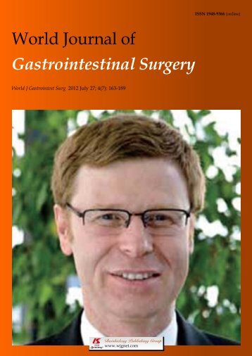 Gastrointestinal Surgery - World Journal of Gastroenterology