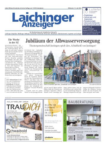 Laichinger Anzeiger 13.07.2022