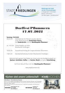 Amtliches Mitteilungsblatt Riedlingen 13.07.2022
