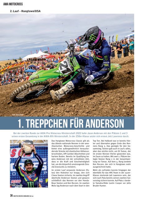 Motocross Enduro Ausgabe 08-2022