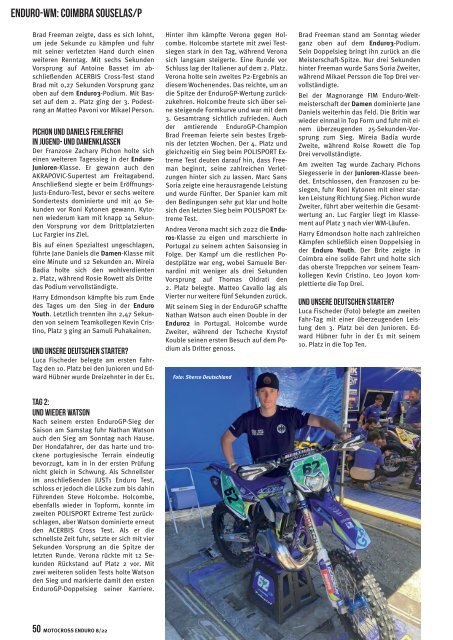 Motocross Enduro Ausgabe 08-2022