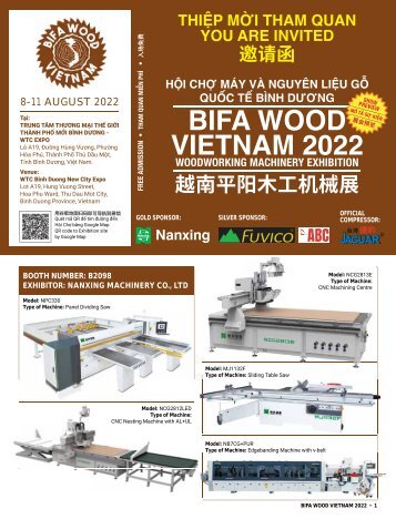 BIFA Wood Vietnam 2022 Show Leaflet