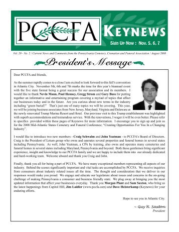 KEYNEWS - Pccfa.com