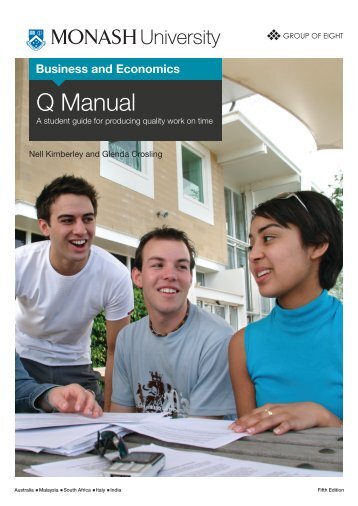 Q Manual - Faculty of Business and Economics - Monash University