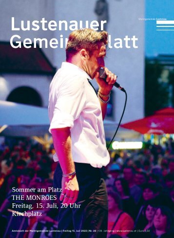 Lustenauer Gemeindeblatt Nr. 28 | Freitag, 15. Juli 2022