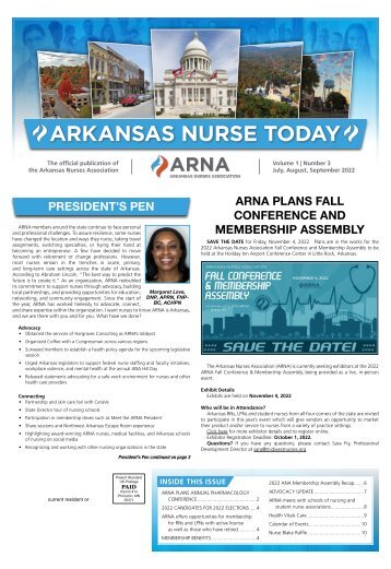 Arkansas Nurse Today - July 2022