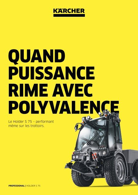 Quand puissance rime avec polyvalence