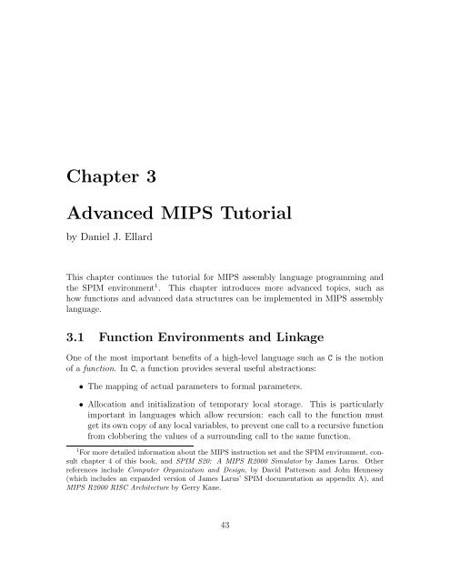 MIPS Assembly Language Programming