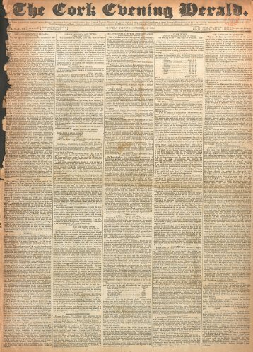The Cork Evening Herald 13 October 1834