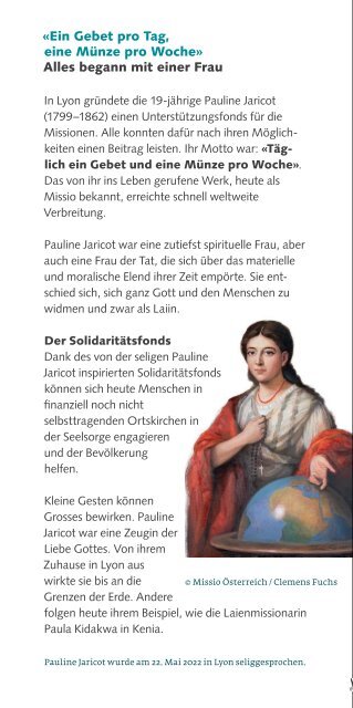 Flyer für den Monat der Weltmission 2022