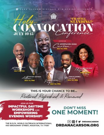 Holy Convocation 2022 Book