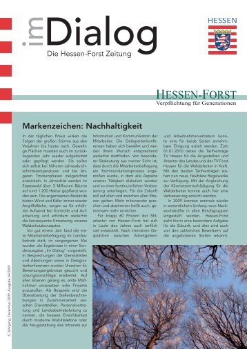 Im Dialog 04/2009 - Landesbetrieb Hessen-Forst
