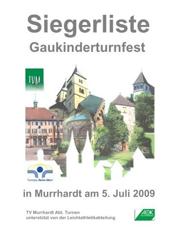 Gaukinderturnfest - TSG Backnang eV