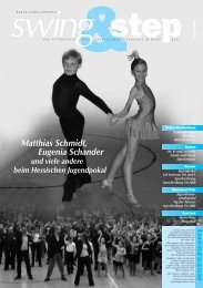 Matthias Schmidt, Eugenia Schander - Deutscher Tanzsportverband ...