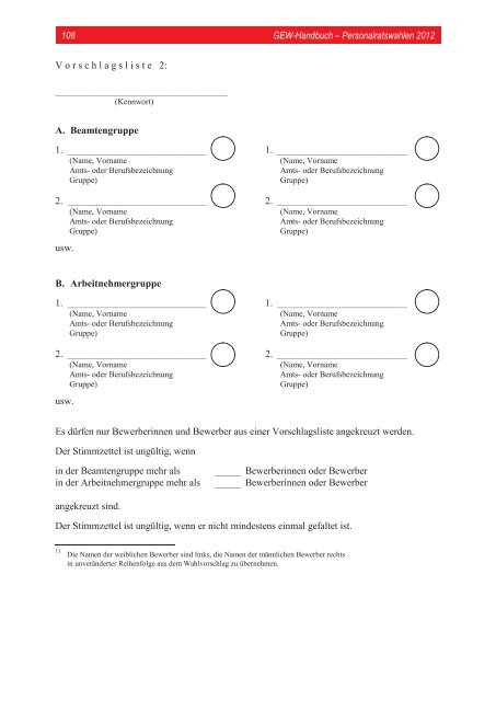 wahlen 2012 (ÖWV) - GEW Personalratswahl 2012