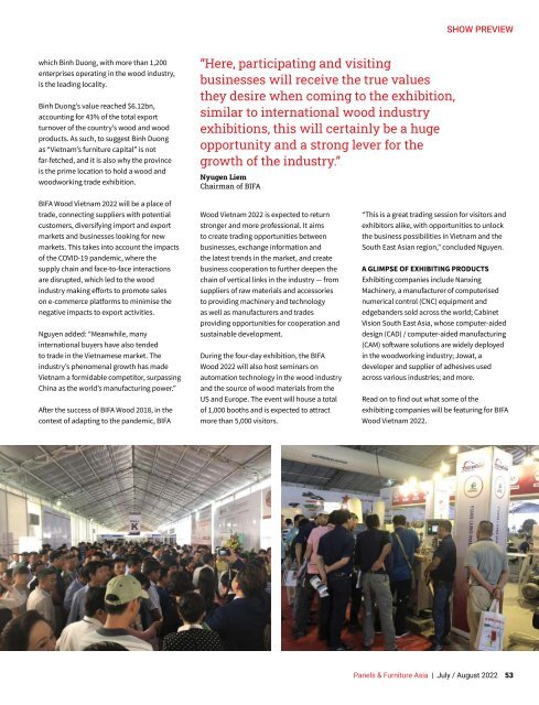 Panels & Furniture Asia July/August 2022