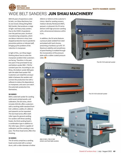 Panels & Furniture Asia July/August 2022