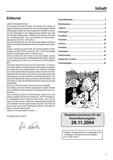 11/2004 - Bayerischer Turnspiel- Verband
