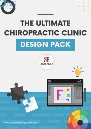 The Ultimate Chiropractic Clinic Design Pack 