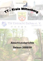 4. Kreisliga West Herren - BTTV - Kreis Miltenberg - Bayerischer ...