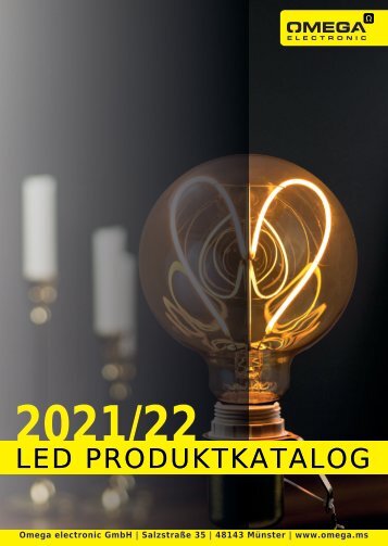 LED Produktkatalog 2022 Omega electronic Münster