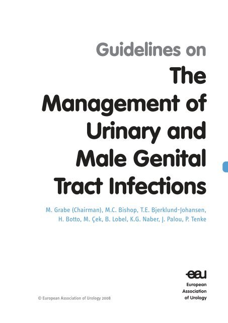 The Management of Urinary and Male Genital  - Klinikum Weiden