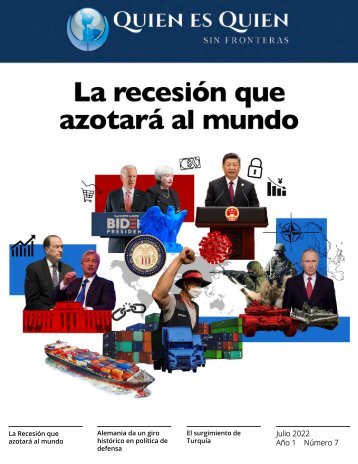 La Recesión que Azotará al Mundo - Quién Es Quién Sin Fronteras 7a edición