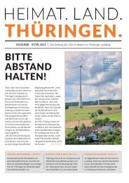 HEIMAT. LAND. THÜRINGEN. Ausgabe 07_08/22