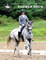 NEDA 2022 Summer Show program