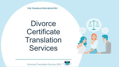 Divorce Certificate Translation Services