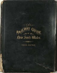 1886 Railway Guide of N.S.W