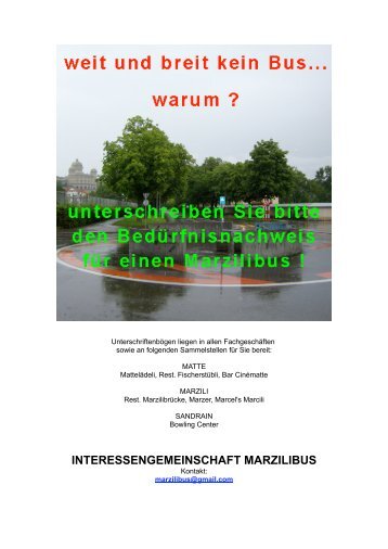 INTERESSENGEMEINSCHAFT MARZILIBUS - Dampfzentrale