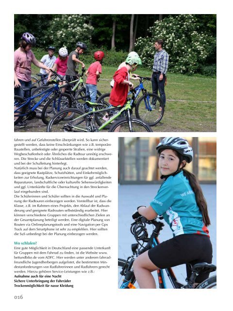 #schoolbikers - Magazin für schulisches Radfahren — Ausgabe 1/2022