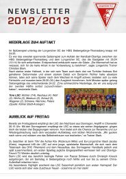 Newsletter 3 - Longericher Sport Club