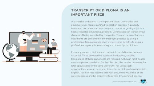 Diploma and Transcript Translation Services