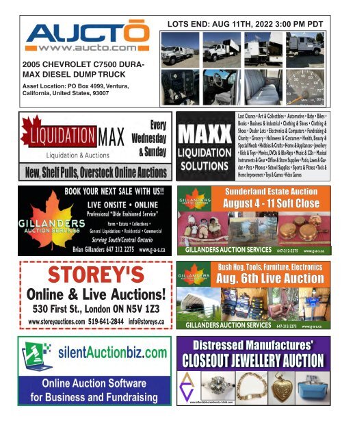 The Woodbridge Advertiser/Auction Lists.ca - 2022-07-18