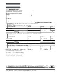 UCC financing statement form example - Virginia Department for ...