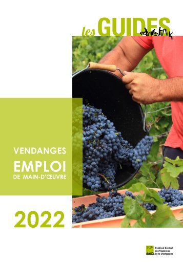 GUIDE vendanges Emploi de main-d'œuvre 2022