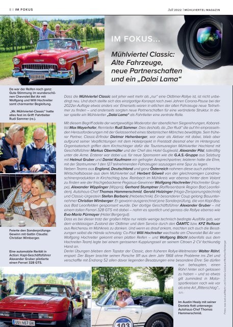 Mühlviertel Magazin Juli 2022 - 2