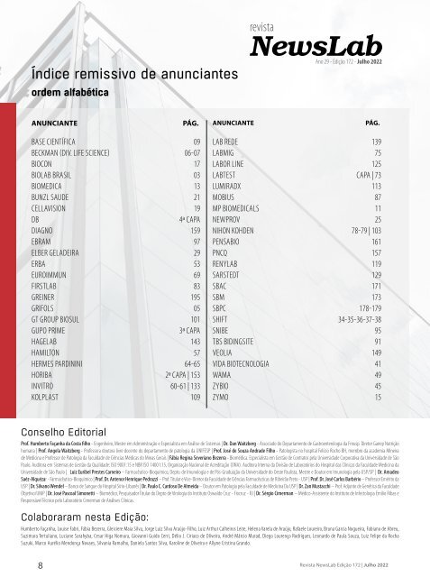 Revista Newslab Edição 172